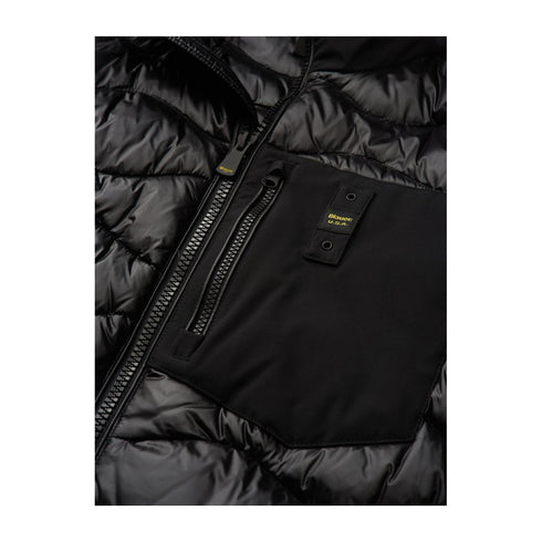 Blauer Piumino corto Piumino Uomo Albert corto Nero A24 - BLAUERBLUC08034006355 - 999 - S - Francavilla Moda